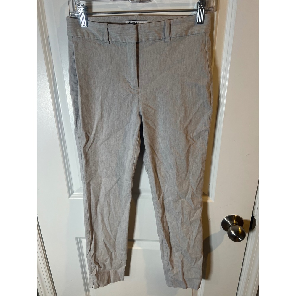 WHBM Womens‎ Dress Pants Heathered Gray Size 2